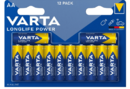 VARTA paristo 1,5V AA 12kpl